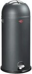 Wesco Kickmaster Maxi Abfallsammler 40 L Graphit