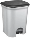 keeeper Treteimer mit 2 Abfallbeh&auml;ltern, 2x 11 l, Torge, Silber