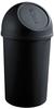 helit H2401395 - Push-Abfallbehälter „the flip 45L, schwarz