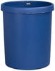 helit H6106234 - Papierkorb „the german 45 Liter, blau, mit umlaufendem Griffrand,