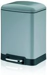 kela 22997, Kosmetikeimer 6 l, Silent-Close, Edelstahl pulverbeschichtet, Davino,