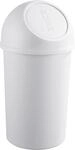 Helit H2401382 - Push-Abfallbeh&auml;lter &bdquo;the flip 45L, lichtgrau