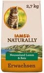 IAMS Naturally Trockenfutter mit Lamm & Reis f&uuml;r Katzen, 2,7 kg | Katzenfutter