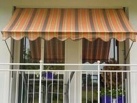 ANGERER Klemmmarkise Standard orange-beige, 350 cm
