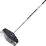 Fiskars Laubbesen, 29 Zinken, Breite: 58 cm, Kunststoff-Zinken/Aluminium-Stiel,