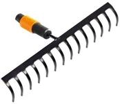 Fiskars Rechen mit 14 Zinken, Werkzeugkopf, Breite: 35 cm | Geh&auml;rtete...