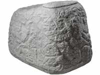 GreenLife Dekor-Regenspeicher Findling, granitgrau, 120 x 80 x 85 cm, 500 L,...