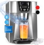 Klarstein Eisw&uuml;rfelmaschine Klein, 2 L Eisw&uuml;rfelbereiter & Wasserspender,