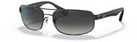 Ray Ban Damen Sonnenbrille RB3445, Gr. 61 mm,, Mattes Schwarz, 61 millimeters