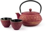 Bredemeijer Teekanne mit Siebeinsatz Shanghai 0,6 Liter, 2 Tassen - Pink | Teekanne