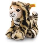 Steiff Billy Tiger - 20 cm - Pl&uuml;schtiger sitzend - Kuscheltier f&uuml;r Kinder - weich &
