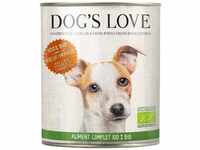 DOG'S LOVE BIO Premium Hundefutter Nassfutter Rind mit Reis, Apfel & Zucchini...