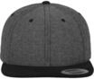 Flexfit Erwachsene M&uuml;tze Chambray-Suede Snapback, Blk, One Size, 6089CH