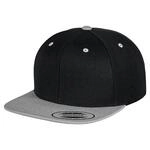 Yupoong Flexfit Unisex Kappe Classic Snapback 2-Tone, zweifarbige blanko Cap mit
