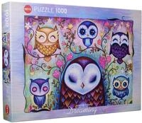HEYE 29768 Standardpuzzle, Big Owl 1000 Teile, Jeremiah Ketner Puzzle, Silver