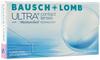Bausch + Lomb Ultra, sphärische Premium Monatslinsen, Kontaktlinsen weich, 3 Stück