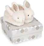 Doudou et Compagnie DC1310 Lapin Bonbon H&auml;schen-Hausschuhe, Taupe