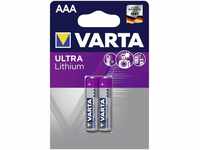 Varta 2X Varta Lithium Batterie AAA, Silber, 2 Stück