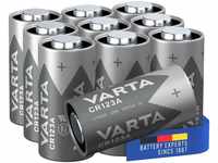 VARTA Batterien CR123A Lithium Rundzellen, 10 Stück, Lithium Cylindrical, 3V,