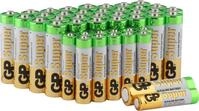 GP 32x Mignon AA LR6 & 12x Micro AAA LR03 Megapack 44 St&uuml;ck GP Batteries Super
