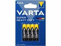 VARTA10500403 - Superlife Zink-Kohle Batterie AAA / R03 mit 1,5 Volt, 4er Set,