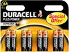 Duracell MN1500 PF AA PK4 Alkaline Batterien LR6