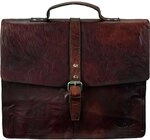 Pride & Soul Unisex-Erwachsene, Tragetasche Leder Businesstasche Jayden 47183, Braun Pride & Soul Unisex-Erwachsene, Tragetasche Leder Businesstasche Jayden 47183, Braun