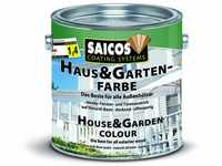 Saicos Colour GmbH 500 2500 Haus und Gartenfarbe, taubenblau, 2,5 Liter
