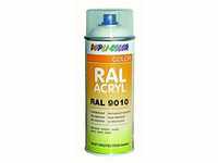 Dupli-Color 349799 RAL-Acryl-Spray 9010, 400 ml, Reinweiß Glanz