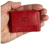 Sehr Kleine Geldbörse, Mini Portemonnaie Größe XS, Echt-Leder, für Damen und