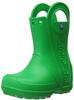 Crocs unisex-child Handle It Rain Boot Rain Boot, Grass Green, 22/23 EU