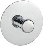 WENKO Turbo-Loc&reg; Wandhaken - Befestigen ohne bohren, Stahl, 6 x 6 cm, Chrom