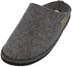HAFLINGER Flair Soft Filzpantoffeln aus Wollfilz Hausschuh Grau (Anthrazit 4), Gr. 37