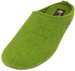 HAFLINGER Everest Fundus Filzpantoffeln im schlichten Design Grasgr&uuml;n, Gr. 36