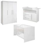roba Zimmerset 'Maren', inkl. Kombi-Bett 70 x 140 cm, Wickelkommode breit & Schrank