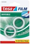 tesa tesafilm invisible, 10m x 19mm, 2 Rollen im Blister