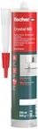 fischer Dicht- und Bauklebstoff Crystal MS, elastisch, transparent, 290 ml 