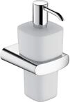 KEUCO Elegance Seifenspender mit Opalglas-Beh&auml;lter, 220 ml, verchromt | Made in