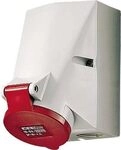 Mennekes Wanddose HW/Vn 20235A 16A, 5P, 6H, 400V, IP44 CEE-Steckdose...