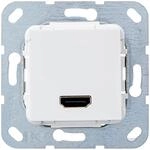 Gira 566903 HDMI Gender Changer Einsatz, reinwei&szlig;