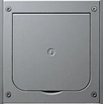 Gira 011800 Fu&szlig;bodenleergeh&auml;use Unterputz Alu-Druckguss