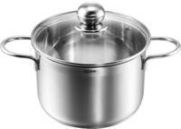 Kopf 124610 Fleischtopf Josie mit Glasdeckel, 20 x 13 cm, Edelstahl