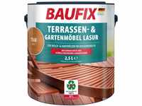 BAUFIX Terrassen- & Gartenmöbel-Lasur teak, matt, 2.5 Liter, Holzöl,...