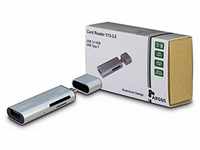 Inter Tech Argus CR-Stick V15-3.0 Silver USB 3.0 USB Type C Fuer TF SD SDXC...
