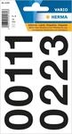 Herma 4189 Zahlen, 33mm, 0-9, wetterfest, Folie, schwarz, 2 Blatt