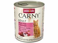 animonda Carny Adult Katzenfutter, Nassfutter für ausgewachsene Katzen, Rind, Pute +