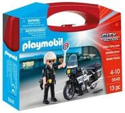 Playmobil 5648 City Action Collectable Small Police Carry Case Multicolor