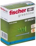 fischer Gipskartond&uuml;bel GK Green mit Schrauben, starker Gipskarton-D&uuml;bel aus mind.