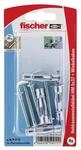Fischer Hohlraum-Metalld&uuml;bel HM 5 x 37 HK SB-Karte, 4 x Winkelhaken mit Bund M...