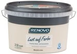 Trendfarbe Mandelcreme 2,5 L Renovo Lust auf Farbe - Wandfarbe Deckenfarbe